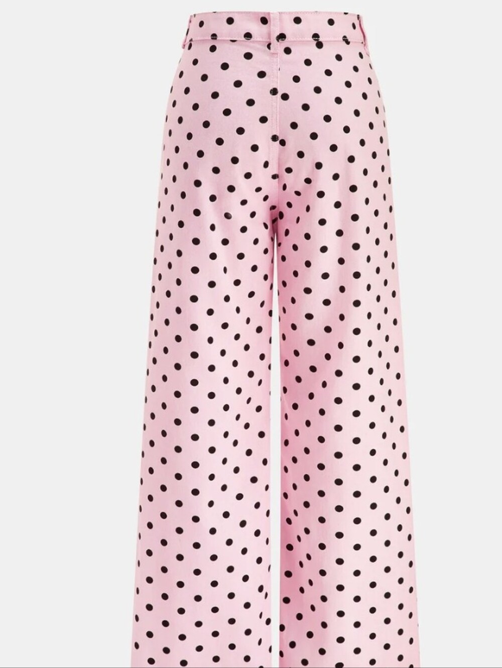Commense Wide Leg Pants Polka Dot Pink M NWT - Picture 3 of 5